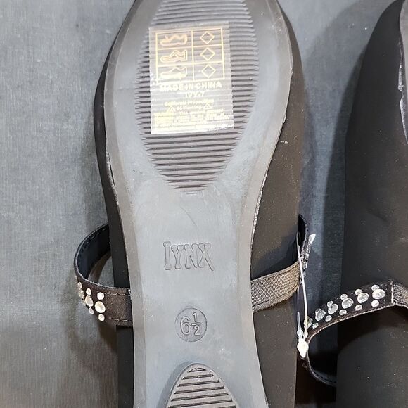 BRAND NEW LYNX RHINESTONE STRAP SLIP-ON BALLET FLAT. - Picture 15 of 15